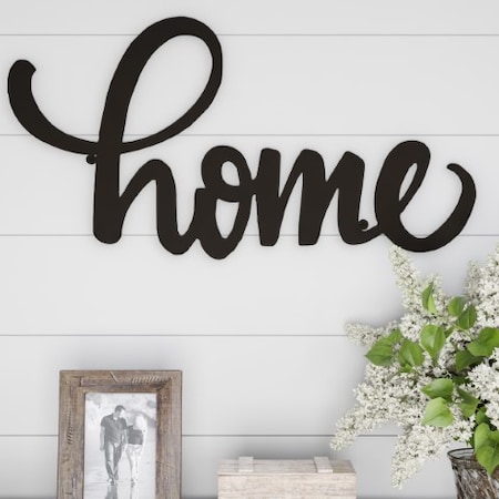 Metal Cutout, Home Decorative Wall Sign 3D Word Art Décor, Modern Rustic Farmhouse